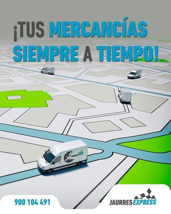 Un anuncio de una empresa llamada Jaurres Express